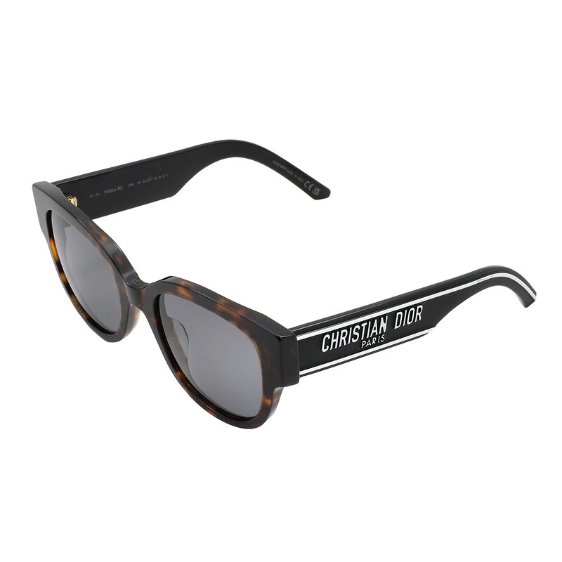【希少品】DIOR★ニューリリーオブザバレー★ディープラウンドプラッター Dior Polarized Smoke Oval Ladies Sunglasses WILDIOR BU CD40021U