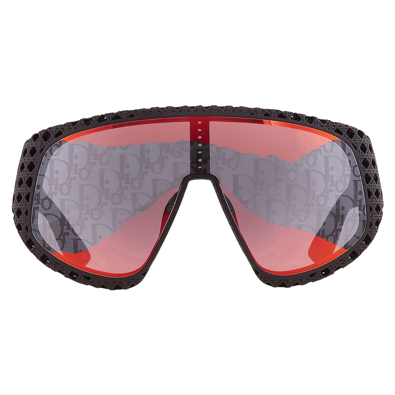 Dior DIOR3D M1U Red Shield Men's Sunglasses DM40126U 02U 00
