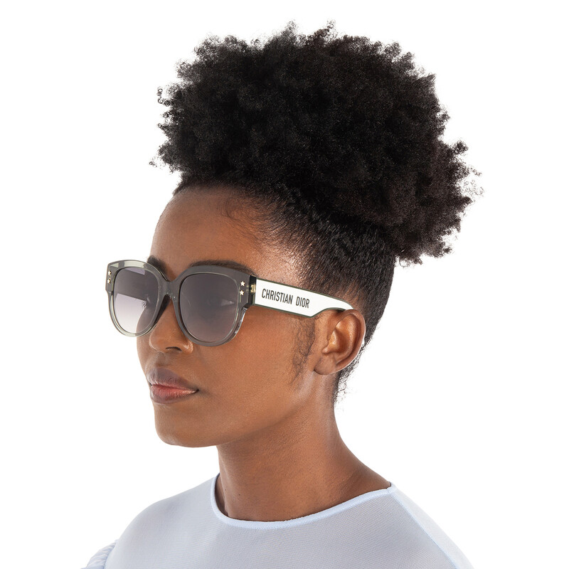 Dior DIORPACIFIC B2F Smoke Gradient Oval Ladies Sunglasses