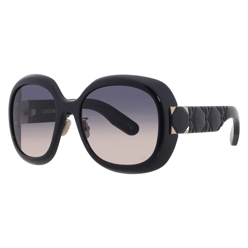 Dior Smoke Gradient Round Ladies Sunglasses CD40114F 20B 58 