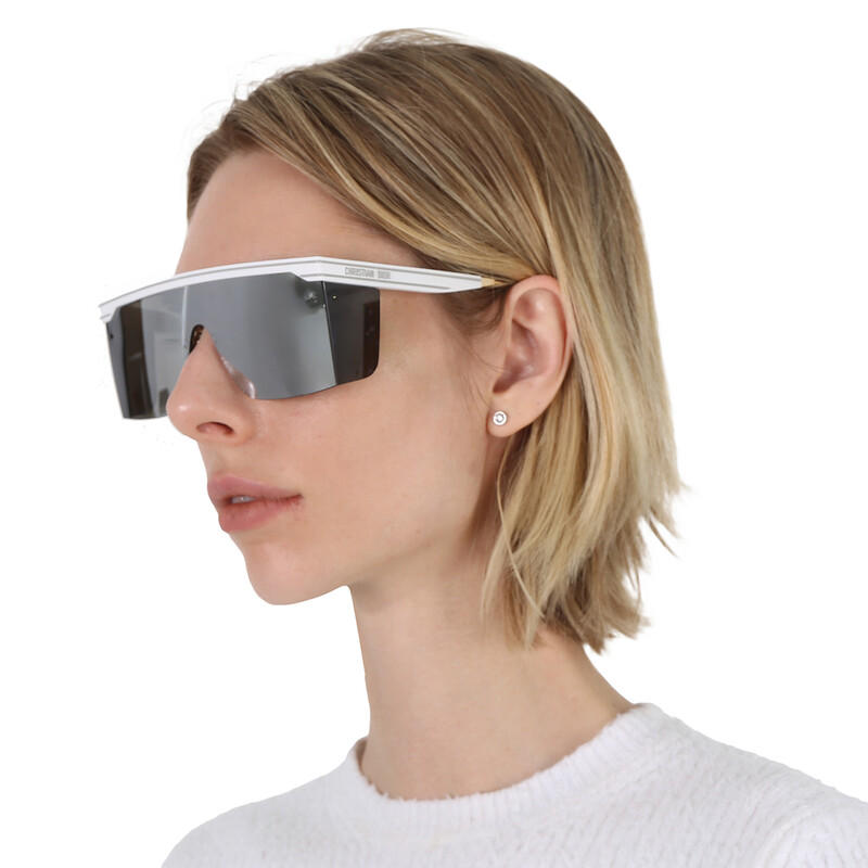 *New* Christian Dior Dior Club M1U Gray Reflective Smoke Sunglasses Dior Club M1u Square Sunglasses In Silver Oblique | ModeSens main image 3