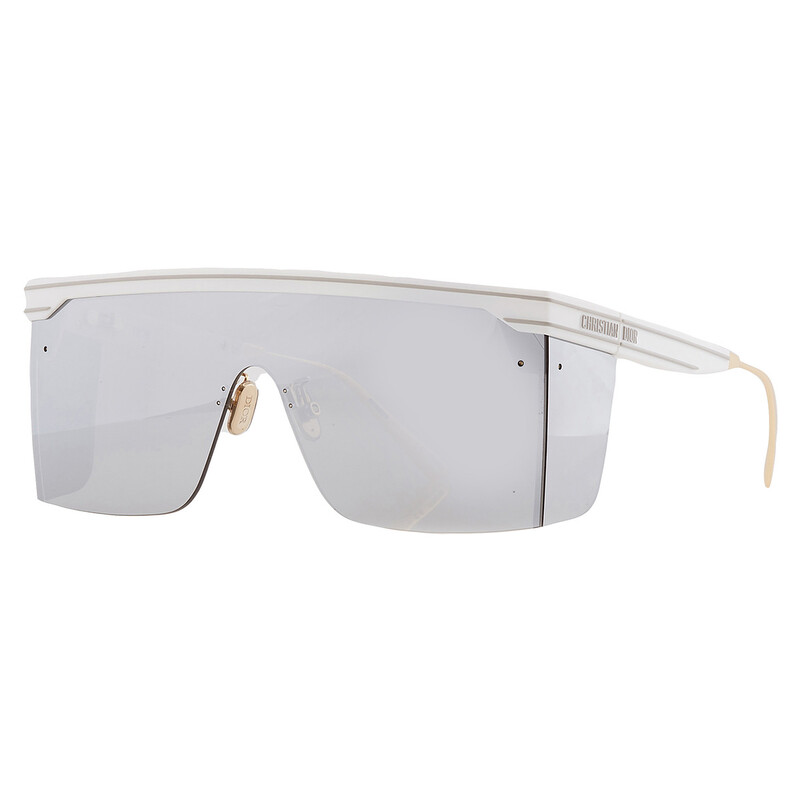 *New* Christian Dior Dior Club M1U Reflective Silver Gray Smoke Sunglasses Dior - Sunglasses - DiorClub M1U - White Silver - Dior  main image 3