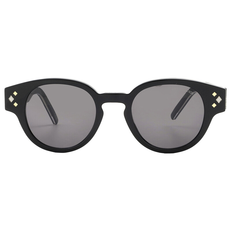 Dior CD DIAMOND R2I Smoke Oval Men's Sunglasses DM40110I 01A 48