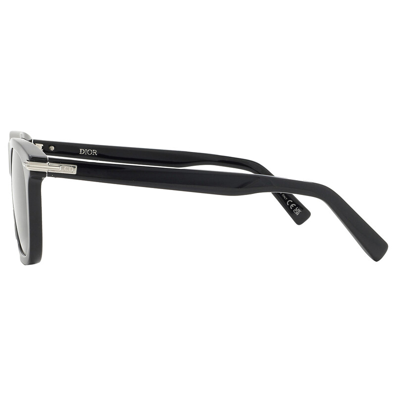 Dior DIORBLACKSUIT S13I Smoke Square Men's Sunglasses DM40136I 01A