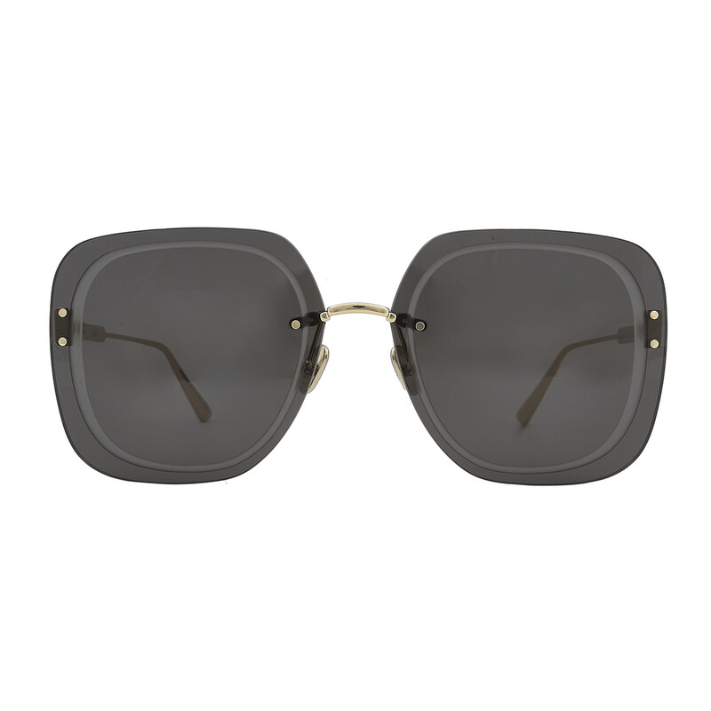 Dior ULTRADIOR Smoke Square Ladies Sunglasses CD40031U 10A 