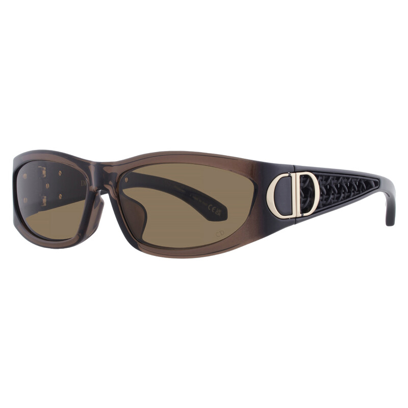 Dior VERYDIOR S3F Brown Wrap Ladies Sunglasses CD40202F 50E 61