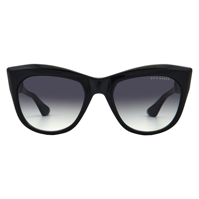 Dita KADER Grey to Clear Gradient Cat Eye Ladies Sunglasses DTS705