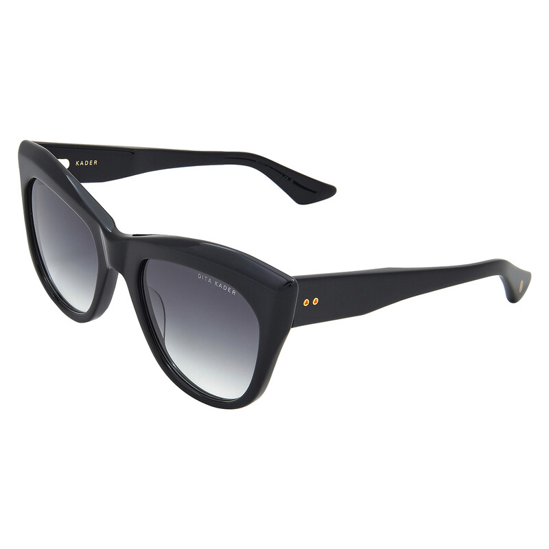Dita KADER Grey to Clear Gradient Cat Eye Ladies Sunglasses DTS705