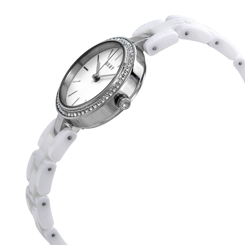 DKNY City Link Quartz Crystal Silver Dial Ladies Watch  display picture 2