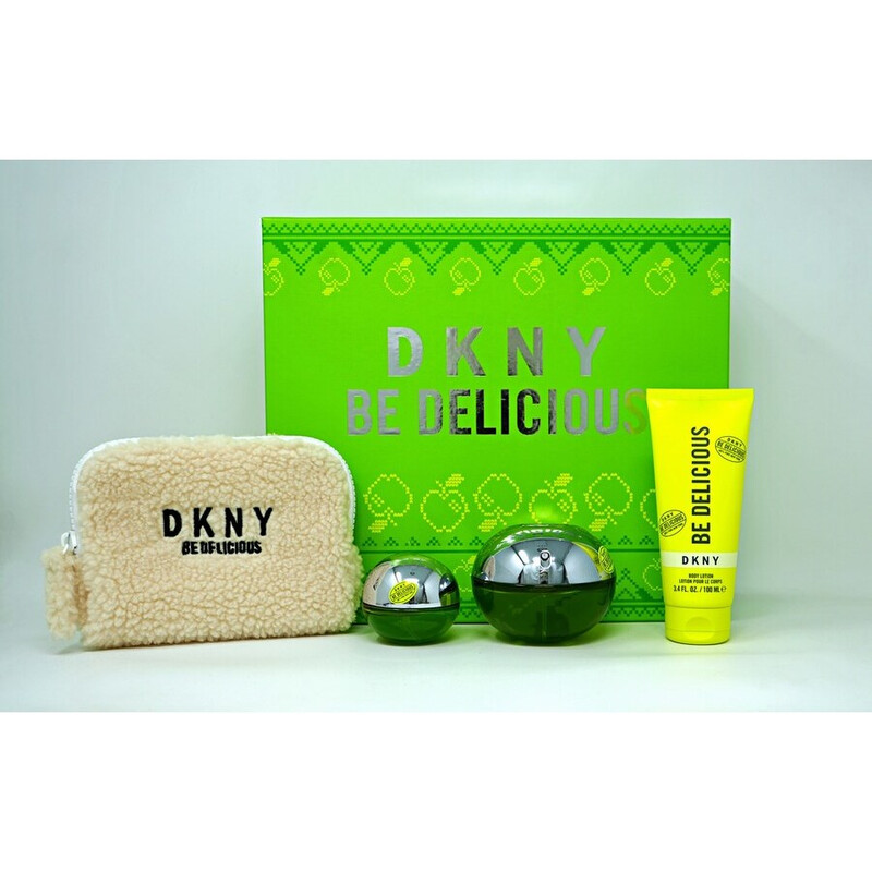 DKNY Ladies Be Delicious 4pcs EDP Gift Set Fragrances 0