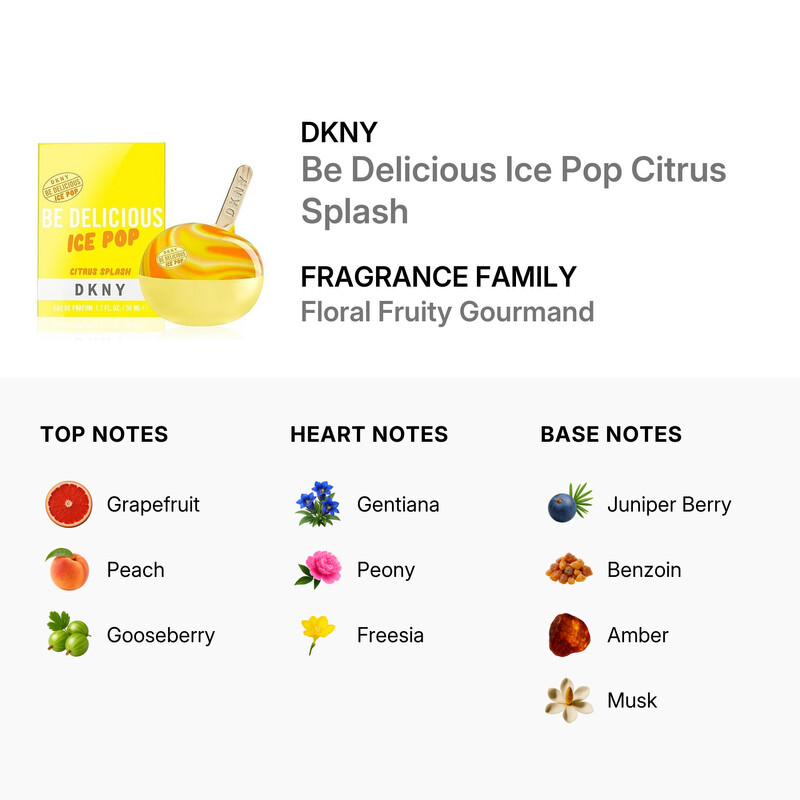 DKNY Ladies Be Delicious Ice Pop Citrus Splash EDP Spray 1.7 oz