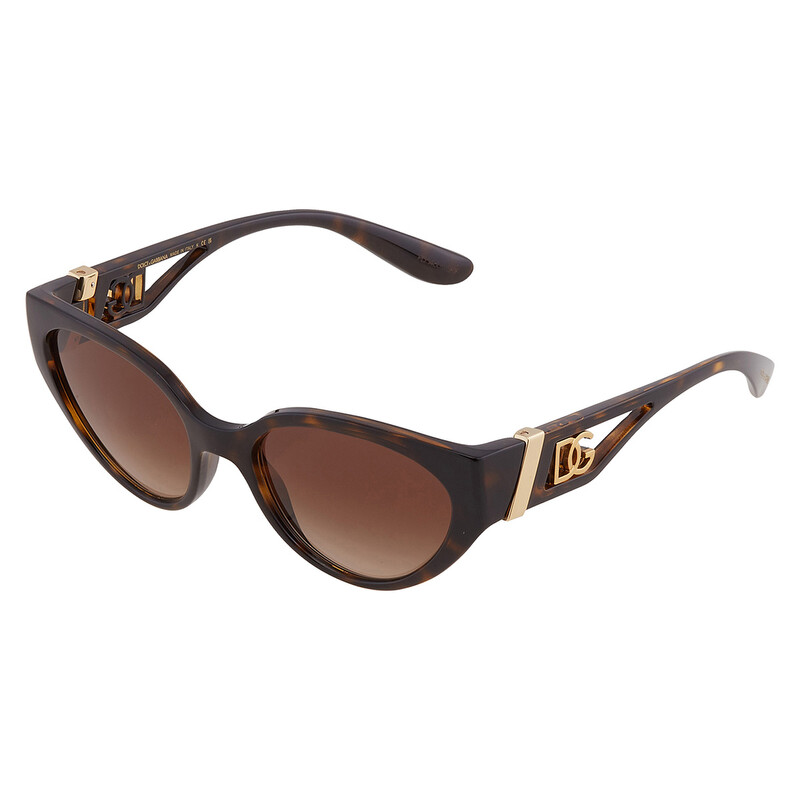Dolce & Gabbana Brown Gradient Cat Eye Ladies Sunglasses DG6146