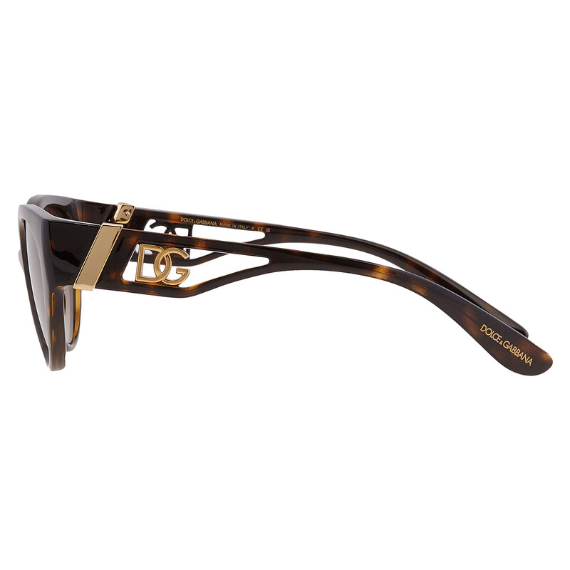 Dolce & Gabbana Brown Gradient Cat Eye Ladies Sunglasses DG6146