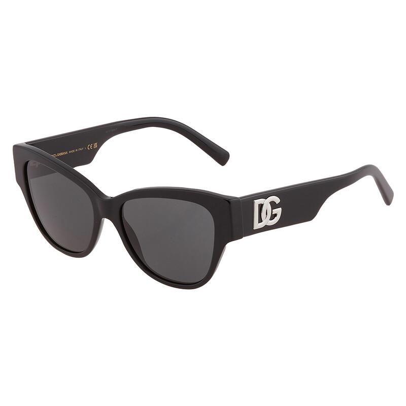 Dolce and Gabbana Dark Grey Cat Eye Ladies Sunglasses Dolce & Gabbana Dark Grey Cat Eye Ladies Sunglasses DG4449  main image 3