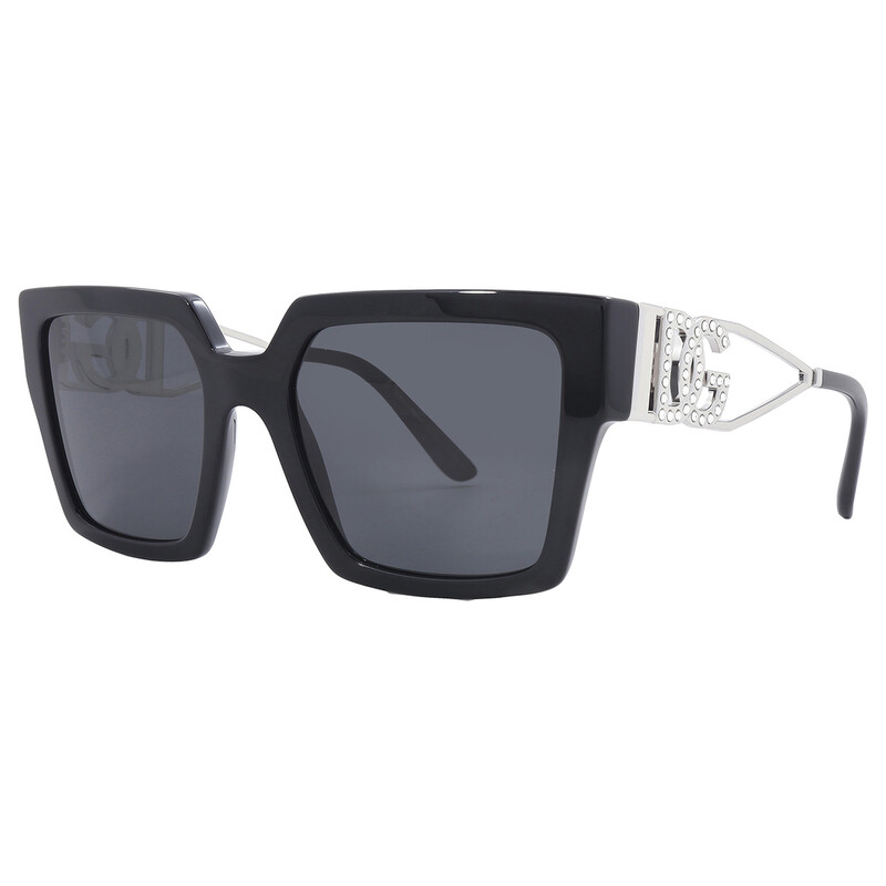 Dolce & Gabbana Dark Grey Square Ladies Sunglasses DG4446B 501/87