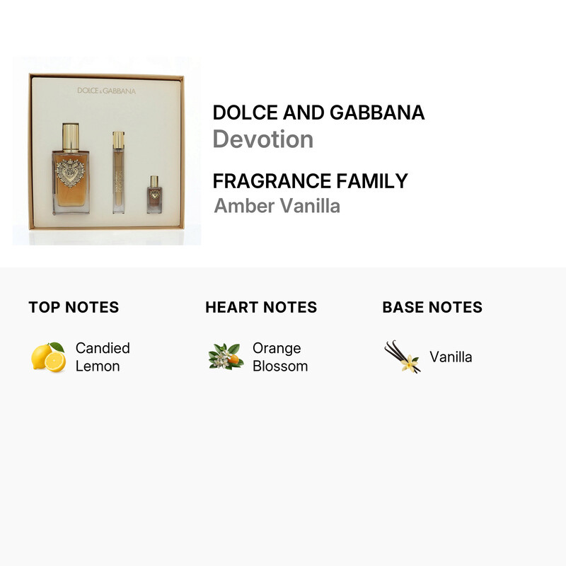 Dolce & Gabbana Devotion 3pcs EDP Gift Set Fragrances
