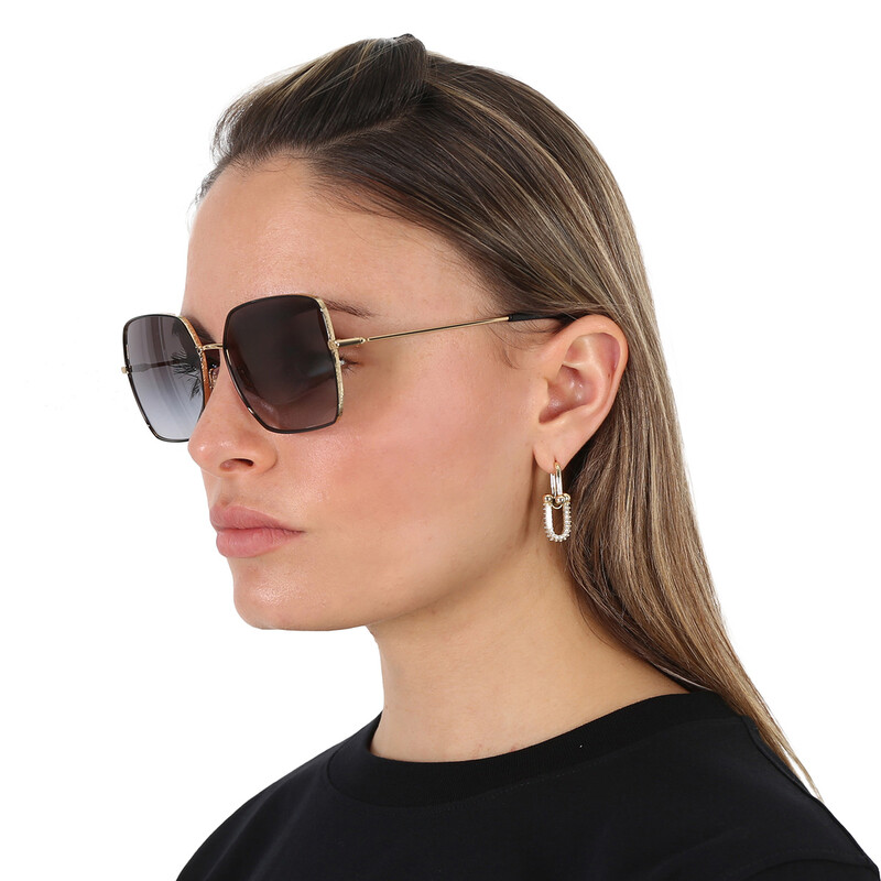 Dolce & Gabbana Grey Gradient Square Ladies Sunglasses  display picture 2