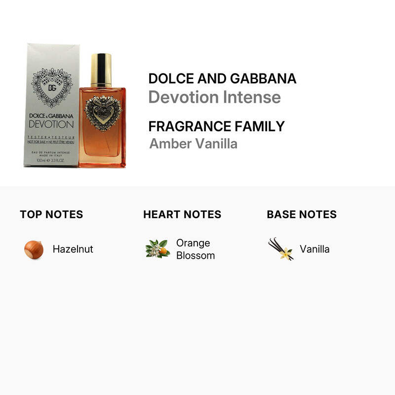 Dolce & Gabbana Ladies Devotion Intense EDP Spray 3.4 oz (Tester