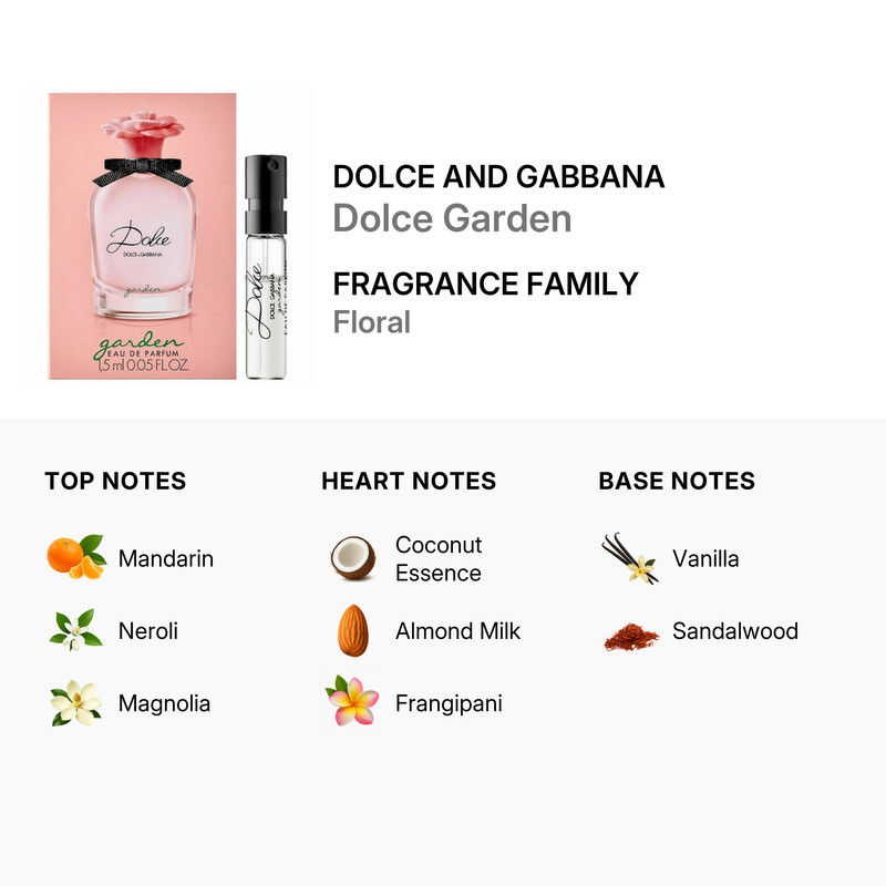 Dolce & Gabbana Ladies Dolce Garden EDP Spray 0.05 oz Fragrances