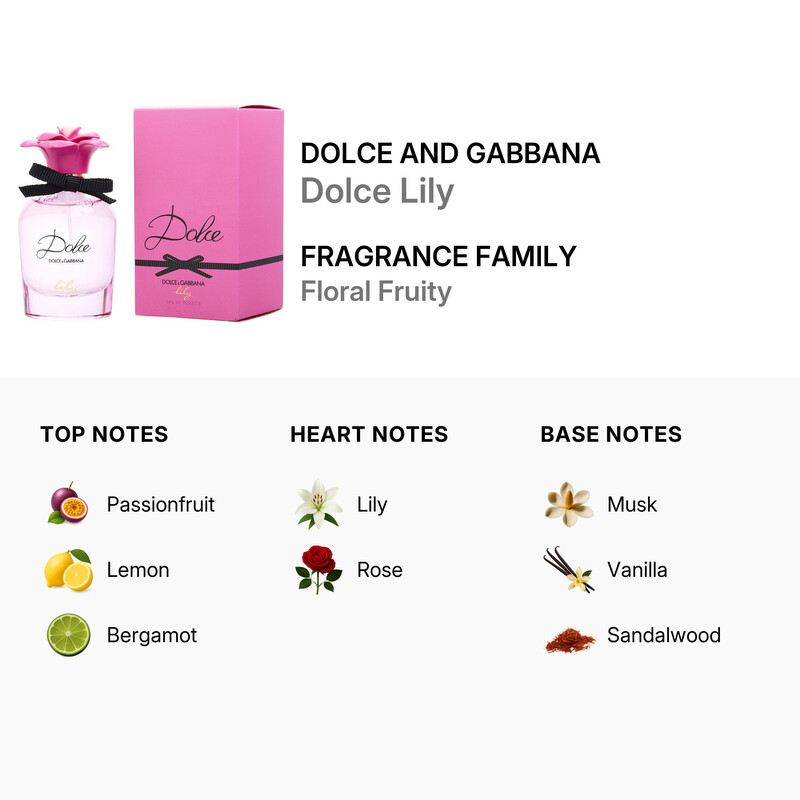 Dolce & Gabbana Ladies Dolce Lily EDT 1.7 oz Fragrances 
