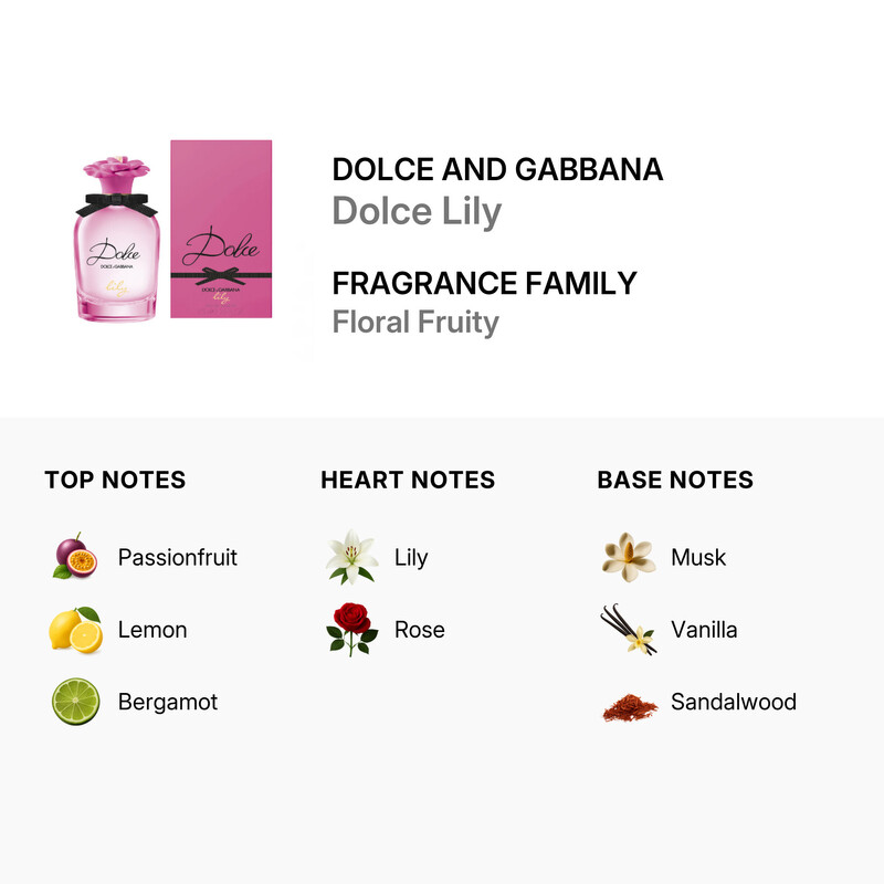 Dolce & Gabbana Ladies Dolce Lily EDT Spray 1 oz Fragrances