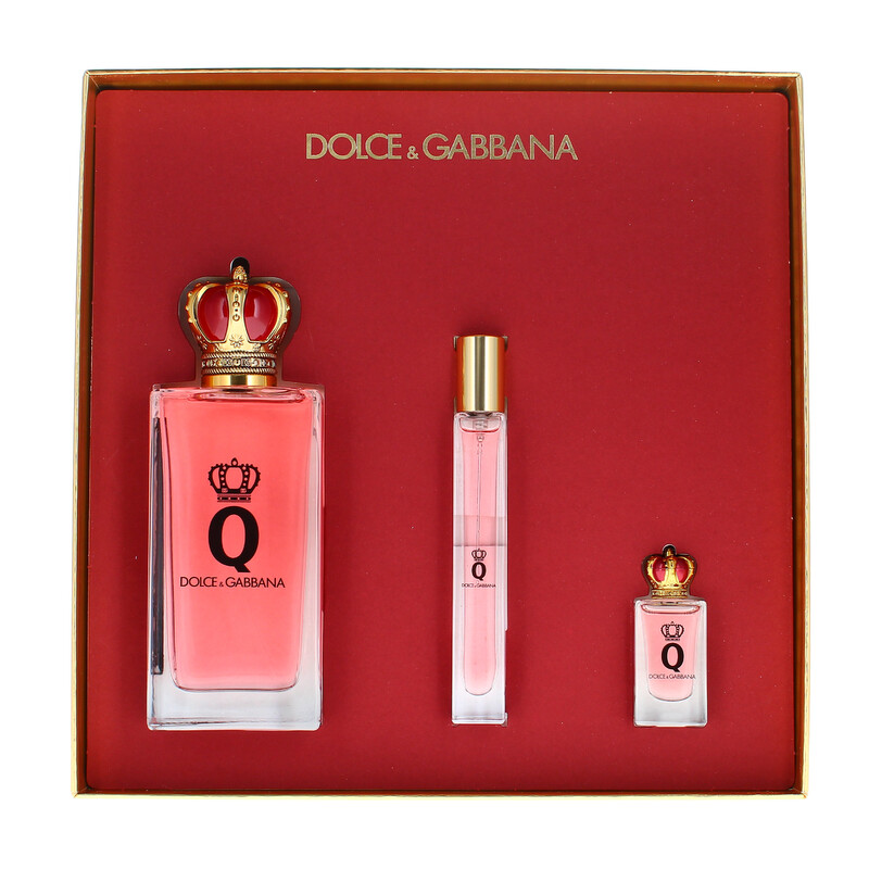 Dolce & Gabbana Ladies Q 3pcs EDP Gift Set Fragrances