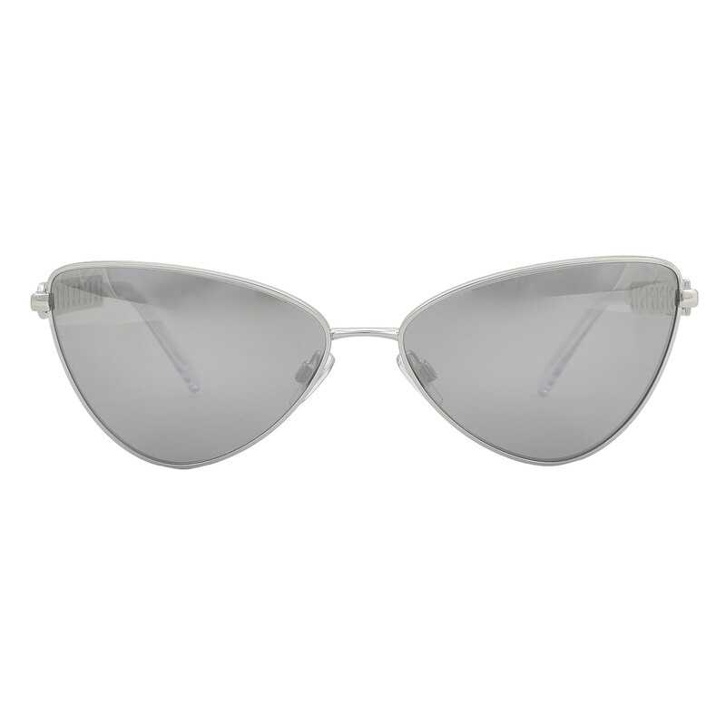 Dolce & Gabbana Light Gray Mirrored Silver Cat Eye Ladies  display picture 3