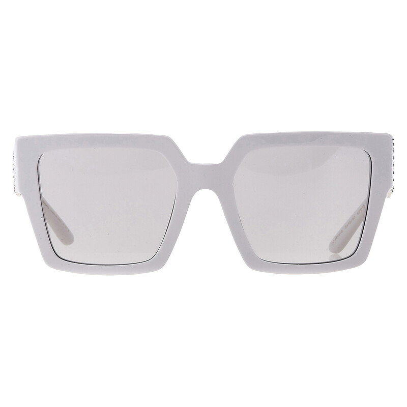 Dolce & Gabbana Light Grey Square Ladies Sunglasses DG4446B 341887 Dolce & Gabbana Light Grey Square Ladies Sunglasses DG4446B 341887