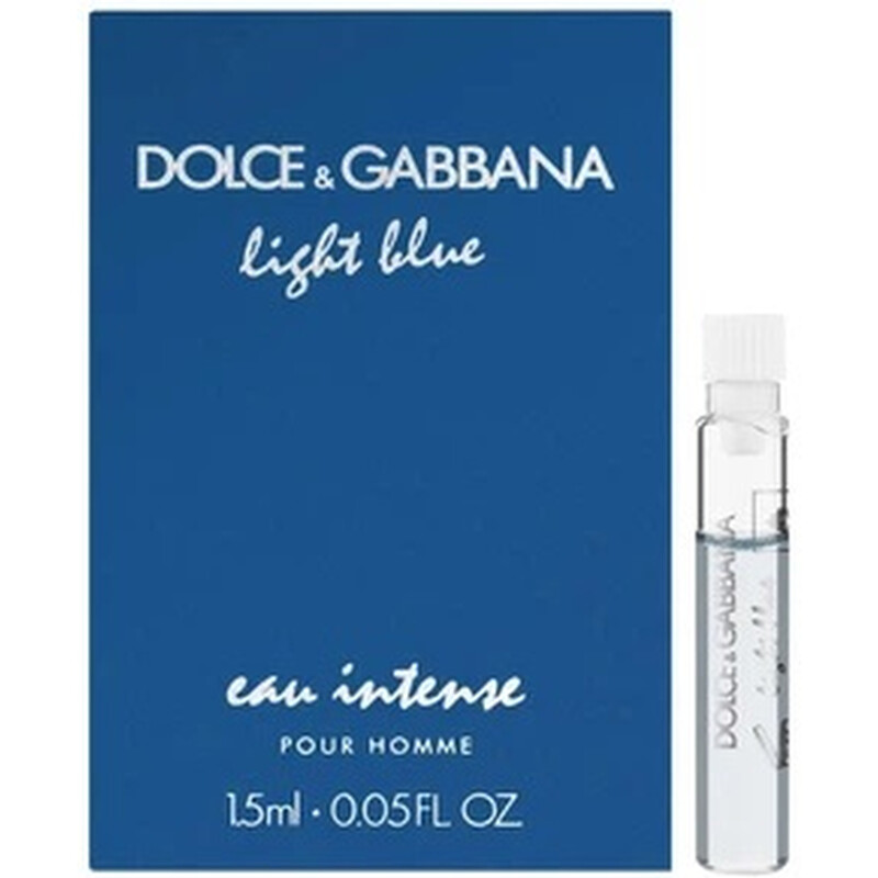Dolce and Gabbana Men's Light Blue Eau Intense EDP Spray 0.05 oz Fragrances 8057971181421