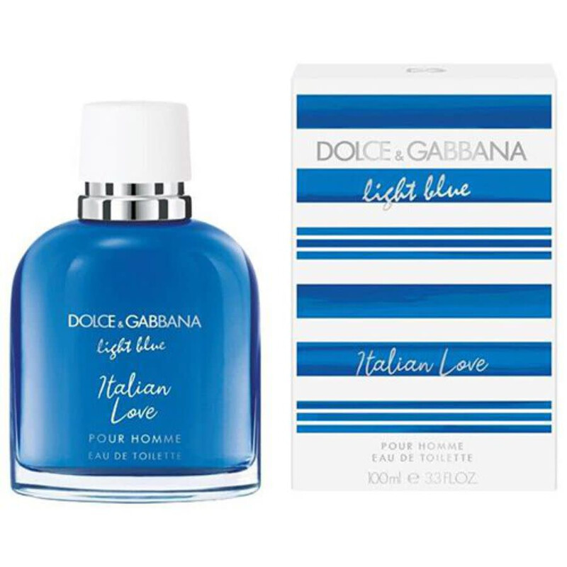 Dolce & Gabbana Men's Light Blue Italian Love EDT Spray 1.69 oz