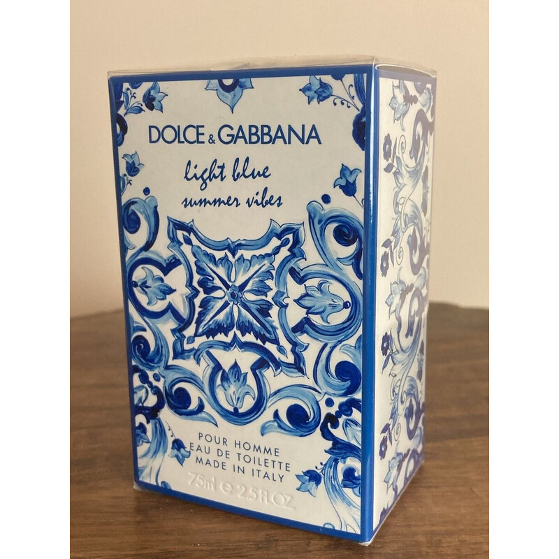 Dolce & Gabbana Men's Light Blue Pour Homme Summer Vibes EDT Spray