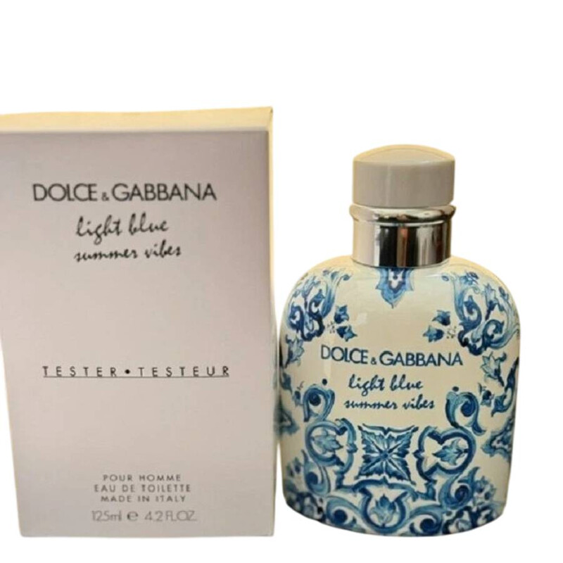 Dolce & Gabbana Men's Light Blue Summer Vibes EDT Spray 4.23 oz