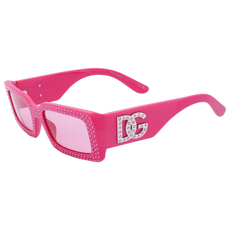 Dolce & Gabbana Pink Rectangular Ladies Sunglasses DG4447B  display picture 2