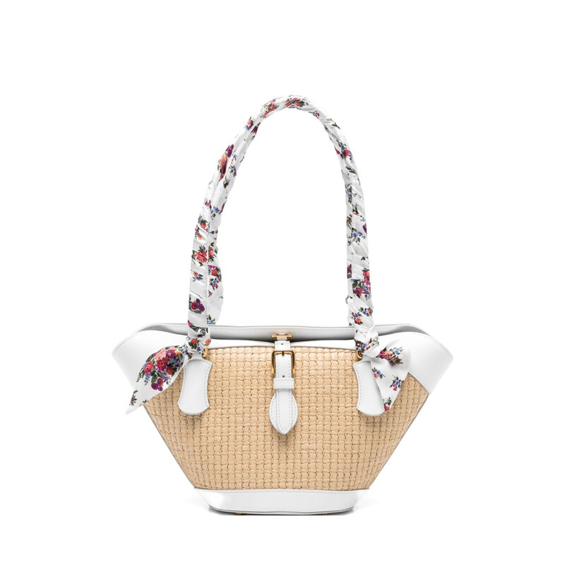 Dolce & Gabbana ストライプ かごバッグ Dolce & Gabbana Dolce & Gabbana Capri Straw Backet Bag