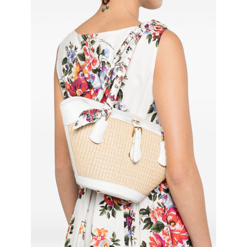 Dolce & Gabbana Dolce & Gabbana Capri Straw Backet Bag