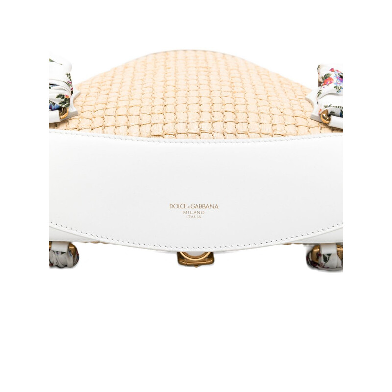 Dolce & Gabbana Dolce & Gabbana Capri Straw Backet Bag
