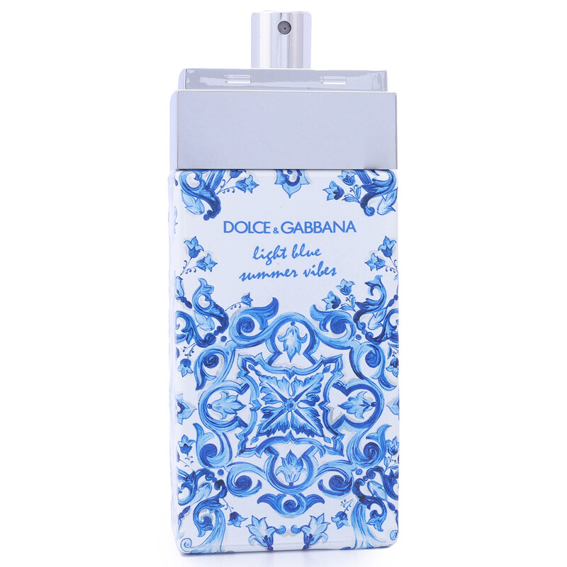k*i様 美品✨D&G DOLCE&GABBANA ラメ入り　タンクトップ　水色 Dolce & Gabbana Dolce & Gabbana Ladies Light Blue Summer Vibes EDT