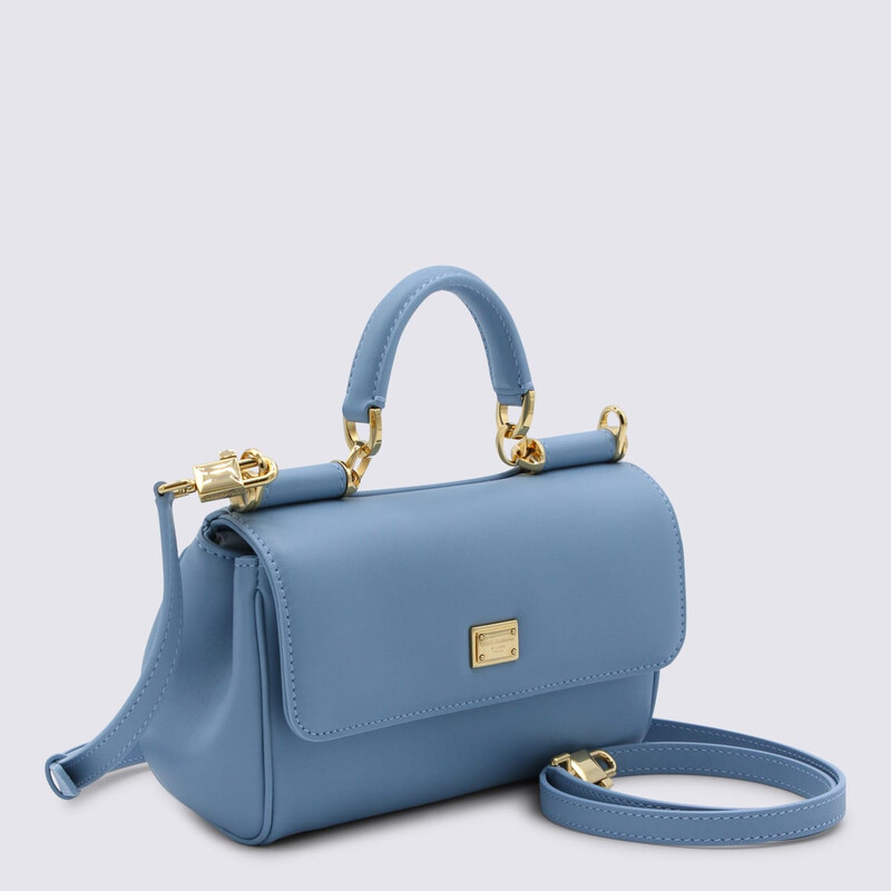 Dolce & Gabbana Dolce & Gabbana Light Blue Leather My Sicily Small