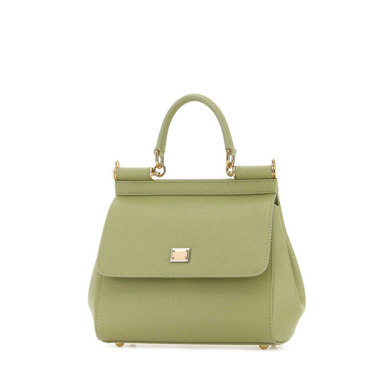 Dolce & Gabbana Dolce & Gabbana Pastel Green Leather Medium Sicily