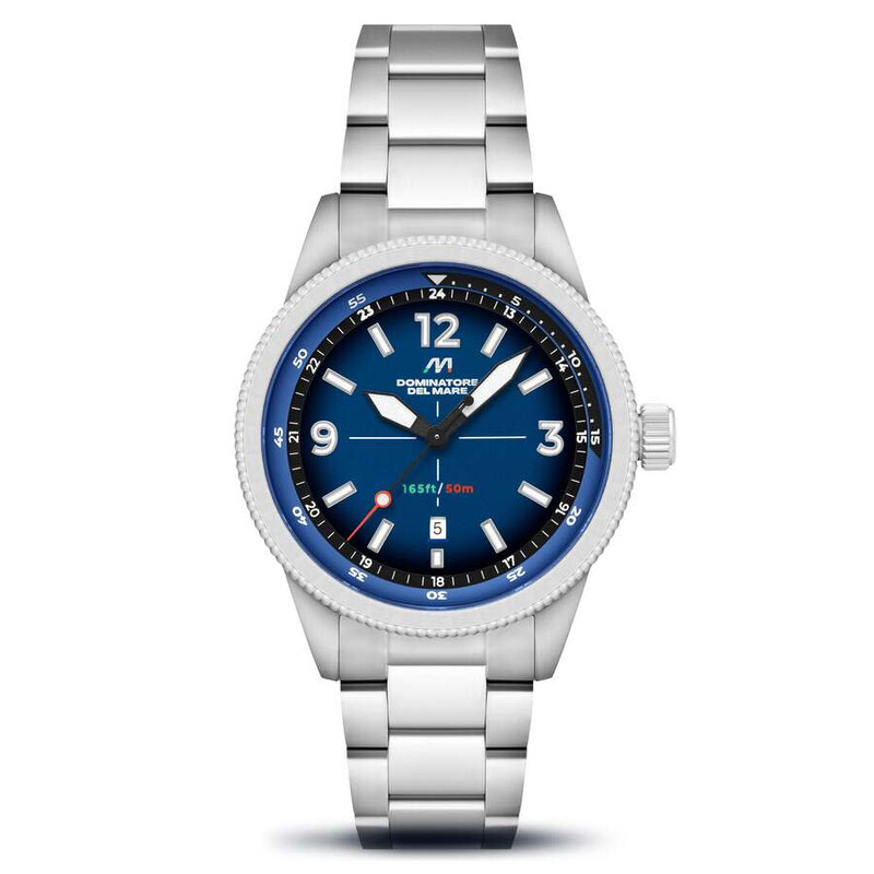 Dominatore Del Mare Aviatore Quartz Blue Dial Men's Watch DD-8021-77 ...