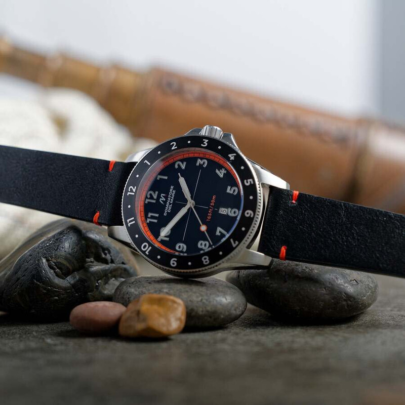 Dominatore Del Mare Bandiera Black Dial Men's Watch DD-8020-05