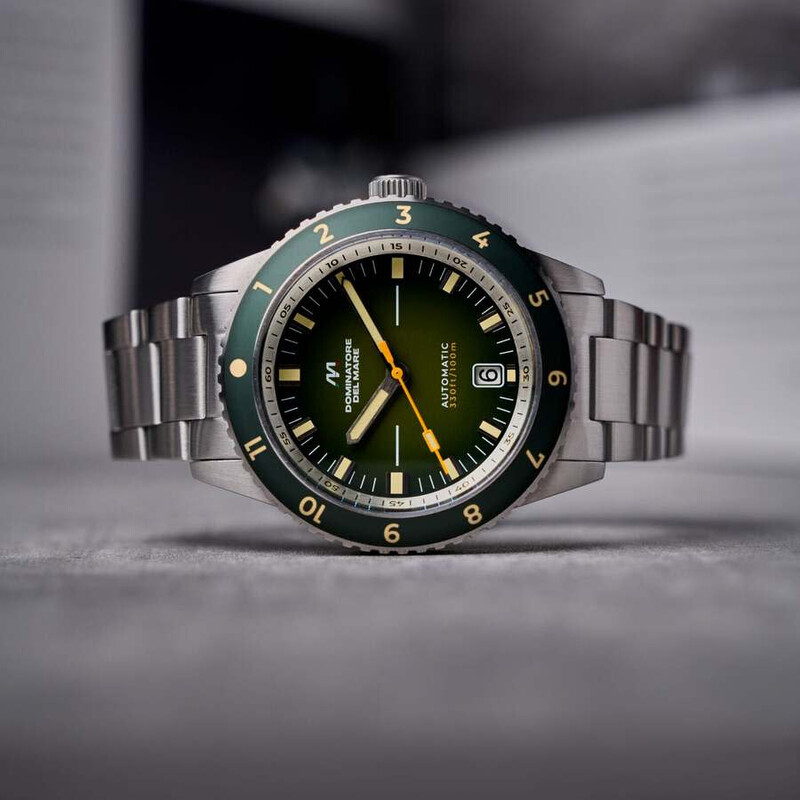 Dominatore Del Mare Tropea Green Dial Men's Watch DD-8026-33