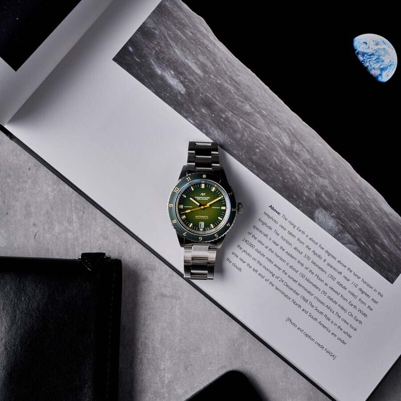Dominatore Del Mare Tropea Green Dial Men's Watch DD-8026-33