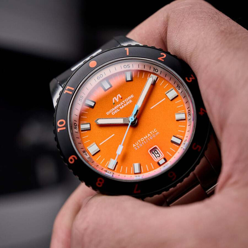 Dominatore Del Mare Tropea Orange Dial Men's Watch DD-8026-22