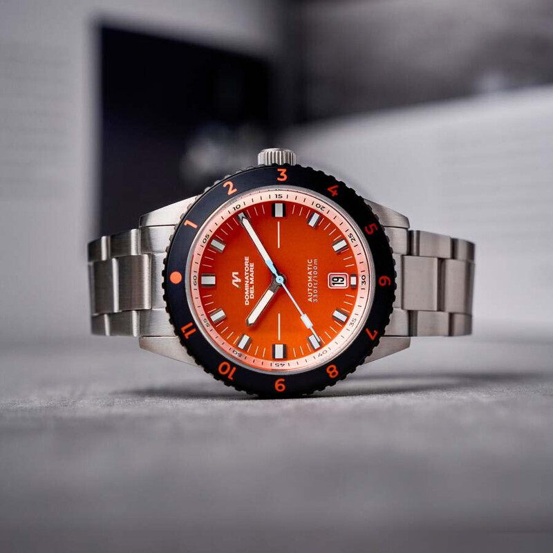 Dominatore Del Mare Tropea Orange Dial Men's Watch DD-8026-22
