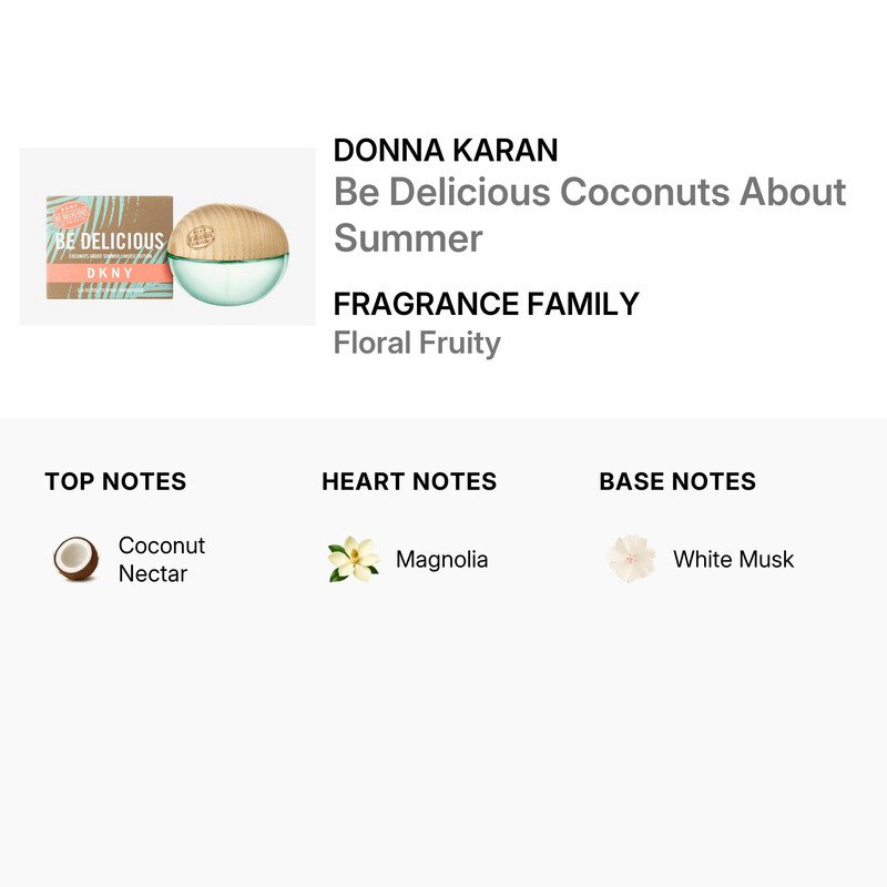 Donna Karan Ladies Be Delicious Coconuts About Summer EDT 1.7 oz Fragrances 085715950376
