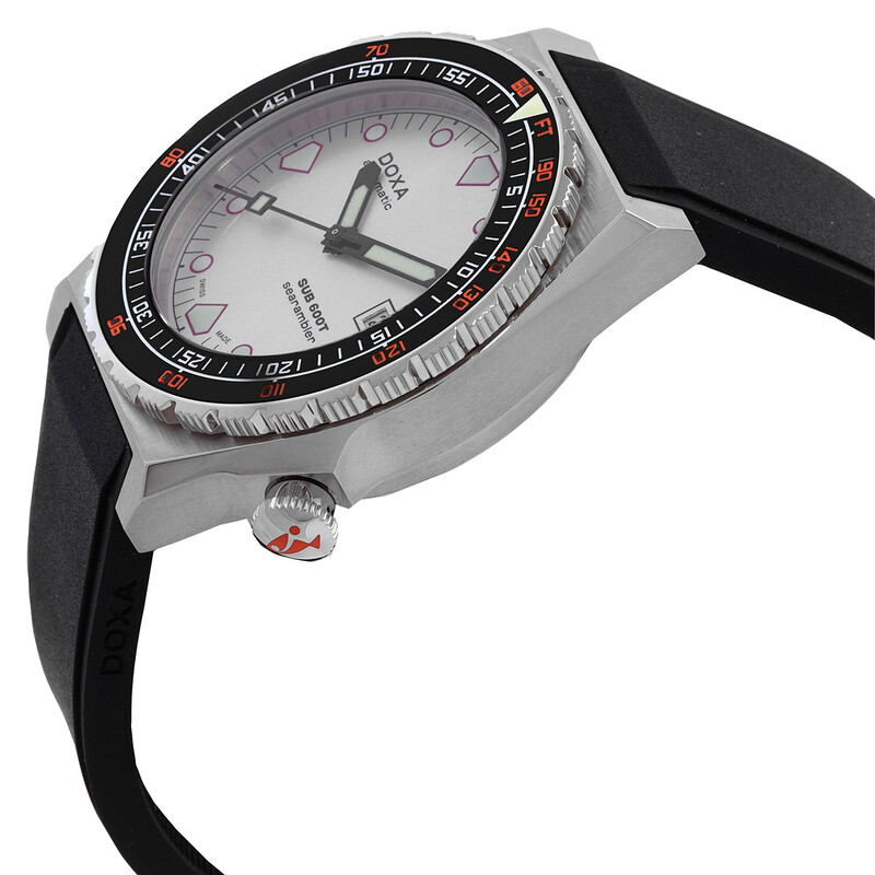 Doxa Sub 600T Searambler Automatic Silver Dial Men's Watch 861.10
