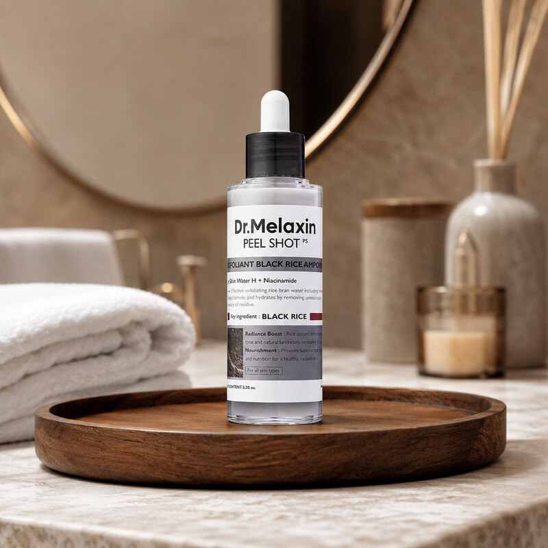 Dr.Melaxin Peel Shot Glow Black Rice Ampoule 80ml/2.70 oz