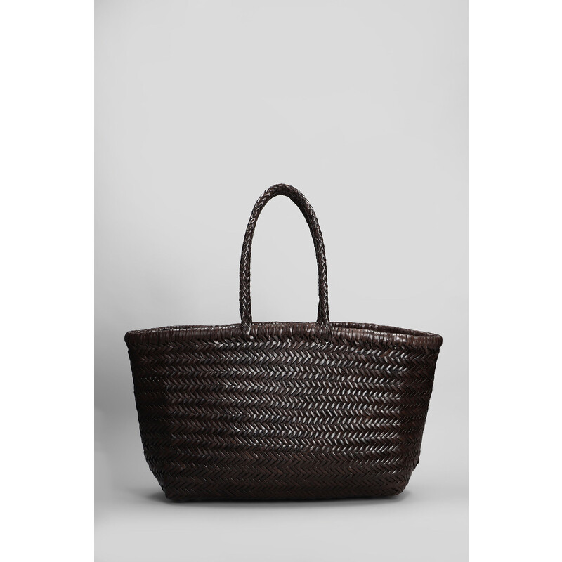 Dragon Diffusion Bamboo Triple Jump Tote In Brown Leather 8810 ...