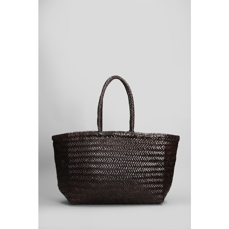 Dragon Diffusion Bamboo Triple Jump Tote In Brown Leather 8810 ...
